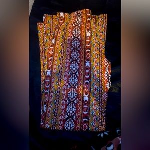 flare leg detail leggings